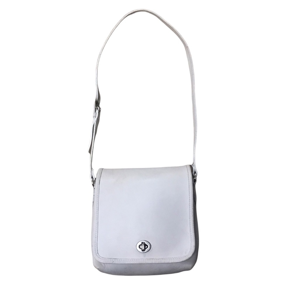 Coach White Leather Bag - Picture 2 of 12